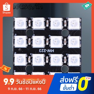 Ws2812b บอร์ดทดลองไฟฟ้า 5V RGB LED 4 * 4 16-Bit หลากสี