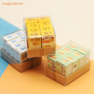 Magicalhour^^ ชุดเครื่องดื่มจําลอง ขนาดมินิ สําหรับตกแต่งบ้านตุ๊กตา 1/12