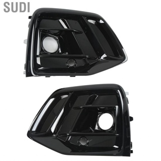 Sudi Fog Light Grille 1 Pair Easy Installation Weatherproof Lamp Bezel Rugged for Car Modification