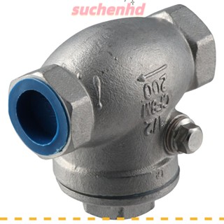 Suchenhd วาล์วทางเดียว WOG 200 PSI 1/2 นิ้ว สเตนเลส 304 ทนทาน CF8M NPT แนวนอน ไหลย้อนกลับ น้ํามัน น้ํา อากาศ