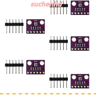 Suchenhd โมดูลเซนเซอร์วัดความดันอากาศ ความแม่นยําสูง 300-1100hPa 2.54 มม. Pin GY-BMP280-3.3 5 ชิ้น