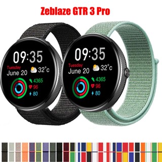 สายนาฬิกาข้อมือไนล่อน 22 มม. แบบเปลี่ยน สําหรับ Zeblaze GTR 3 Pro Zeblaze GTR3 Pro Band