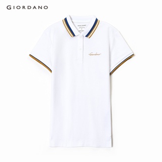 GIORDANO เสื้อโปโลผู้หญิง Womens Wrinkle-Free Polo 05313256