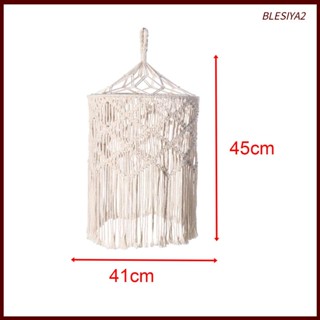 [Blesiya2] โคมไฟแขวนเพดาน มาคราเม่ แฮนด์เมด สไตล์โบโฮ