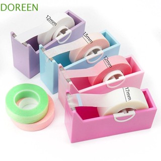 Doreen ฐานวางเทปกาวต่อขนตา PE หลายสี อุปกรณ์เสริม สําหรับแต่งหน้า DIY