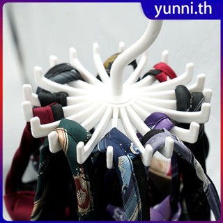 20 ตะขอ 360 ° หมุน Tie Rack เข็มขัดแขวน 20 คอผู้ถือตะขอสำหรับตู้เสื้อผ้าตู้เสื้อผ้าแขวน Yunni