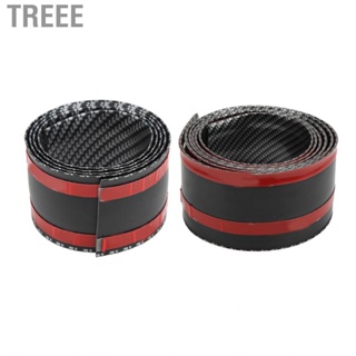 Treee Door Sill Protector  Car Bumper Protection Strip Flexible Fashion Easily Disassemble for Daily Driving