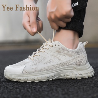 YEE Fashion  รองเท้าผ้าใบผู้ชาย รองเท้าลำลองผู้ชาย รองเท้าผ้าใบแฟชั่น สไตล์เกาหลี กีฬากลางแจ้ง ทำงานรองเท้าลำลอง  Stylish Unique สไตล์เกาหลี fashion XYD23902KS 37Z230910