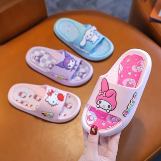 รองเท้าเด็ก ผู้หญิง Sanrio Melody Summer Girls ผลิตภัณฑ์เด็กด้านล่างลื่นลื่น 36-41
