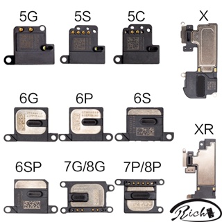 อะไหล่ลําโพงหูฟัง สายเคเบิ้ลอ่อน แบบเปลี่ยน สําหรับ iPhone SE 6 6S 7 8 Plus X XR XS Max 1 ชิ้น