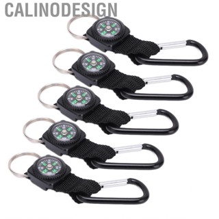 Calinodesign Keychain Compass Aluminum Alloy Carabiner for Outdoor Activities