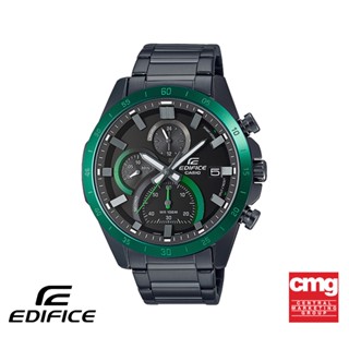 CASIO นาฬิกาข้อมือผู้ชาย EDIFICE รุ่น EFR-571DC-1AVUDF สายสเตนเลสสตีล สีดำ