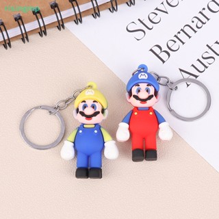 [risingmp] พวงกุญแจ จี้การ์ตูนเกม Super Mario 3D สําหรับแขวนกระเป๋าเป้สะพายหลัง