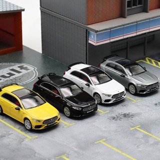 NZG 1: 64 Mercedes-Benz 2023 Class AMG A45 S W177 4th Generation ของเล่นสําหรับเด็ก โมเดลรถยนต์