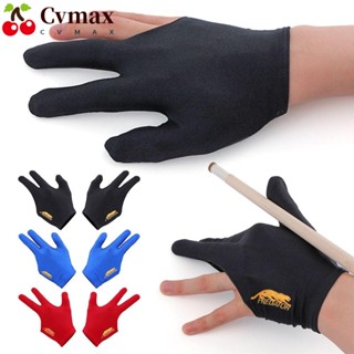 Cvmax ถุงมือสนุ๊กเกอร์ ถุงมือบิลเลียด กันลื่น ระบายอากาศ ยืดหยุ่น มือขวา อุปกรณ์เสริม สําหรับผู้ชาย