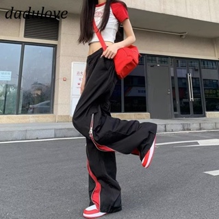 DaDulove💕 New American Ins High Street Retro Sports Pants High Waist Loose Casual Pants Large Size Trousers