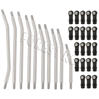 ชุดอะไหล่อัพเกรด ฐานล้อโลหะ 313 มม. สําหรับรถไต่หินบังคับ 1/10 Axial SCX10 II 90046 10 ชิ้น ต่อชุด
