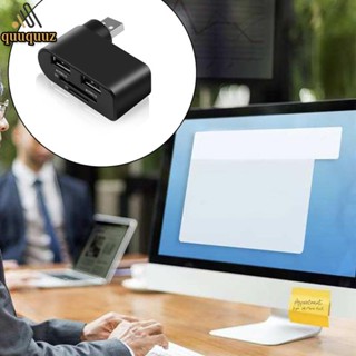 Quu ฮับแยก USB2 0 สําหรับเครื่องอ่านการ์ด All-in-one SD TF