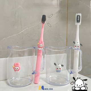 Ins สไตล์มูลค่าสูงน่ารัก Sanrio Wash Cup คู่ความคิดสร้างสรรค์บ้านแปรงสีฟันถ้วย MOLISA