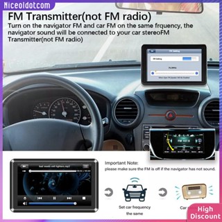 ❉Niceoldotcom❉  เครื่องนําทาง GPS หน้าจอสัมผัส US EU AU Map 256M+8G FM Music HD GPS ขนาดเล็ก 5 นิ้ว สําหรับรถยนต์ รถบรรทุก