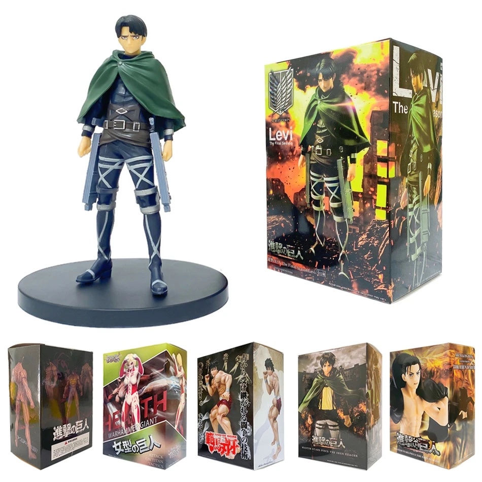 ใหม ่ โจมตีบน Titan Ymir Eren Jaeger Zeke Jaeger Kemono No Kyojin Action Figure ของเล ่ น Colossal Titan God of Destruction ตุ ๊ กตาสําหรับเด ็ กพร ้ อมกล ่ องของขวัญ