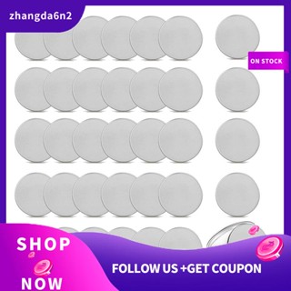 【พร้อมส่ง】เหรียญเปล่า 40 มม. พร้อมกล่องป้องกัน สีเงิน สําหรับแกะสลัก 30 ชิ้น