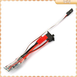 [Lslhj] อุปกรณ์ควบคุมความเร็ว 30A ESC ในตัว 5.7V BEC สําหรับรถบังคับ เรือบังคับ 1/10