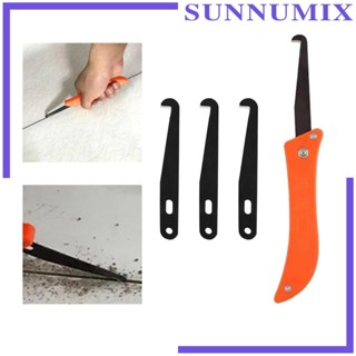 [Sunnimix] อุปกรณ์เครื่องมือตะขอ สําหรับใช้ในการซ่อมแซมกระเบื้อง 4 ชิ้น