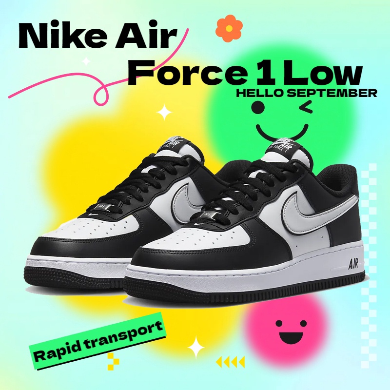 {ของแท้100%}Nike Air Force 1 Low "Panda"รองเท้าผ้าใบ