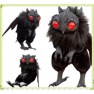 ✨✨youngtime เครื่องประดับฮาโลวีน Mothman เด็ก Poseable Art ตุ๊กตาเครื่องประดับตกแต่งเหมาะสำหรับปาร์ตี้ฮาโลวีนห้องนั่งเล่นตู้เตียงตกแต่ง youngtime✨✨