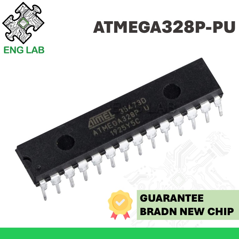 ENGLAB★ ไมโครคอนโทรลเลอร์ ATMEGA328P-PU, MCU ATMEGA328P ซีรี่ส์, ชิป UNO Arduino, DIP-28PINS