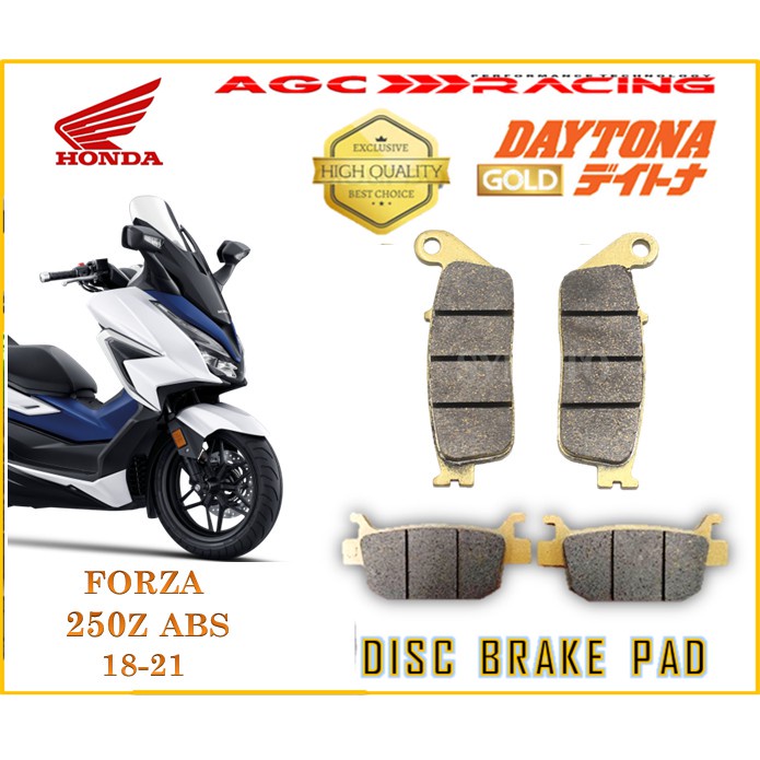 ผ้าเบรค HONDA DISC FORZA 250 Z 18-21 GOLD QUALITY