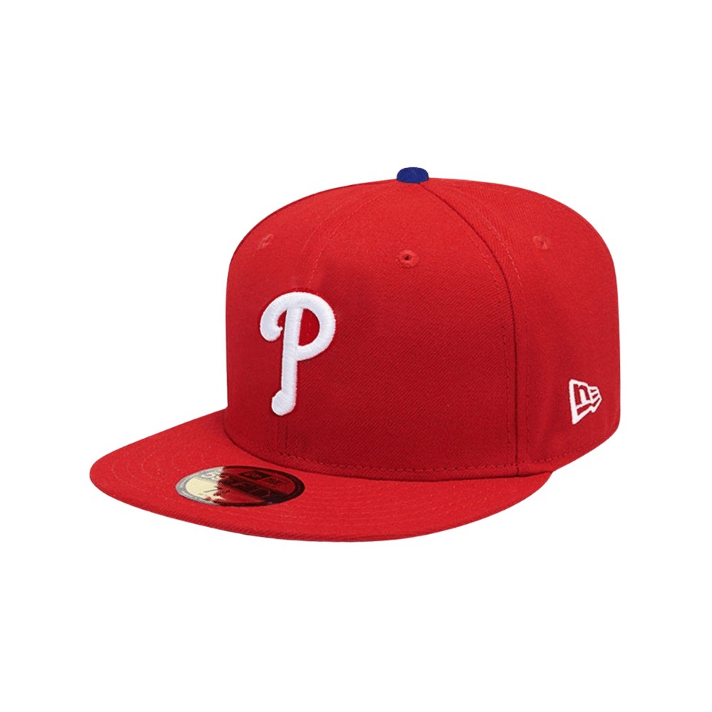 Philadelphia Phillies หมวกแก๊ป สีแดง ของแท้ 0629