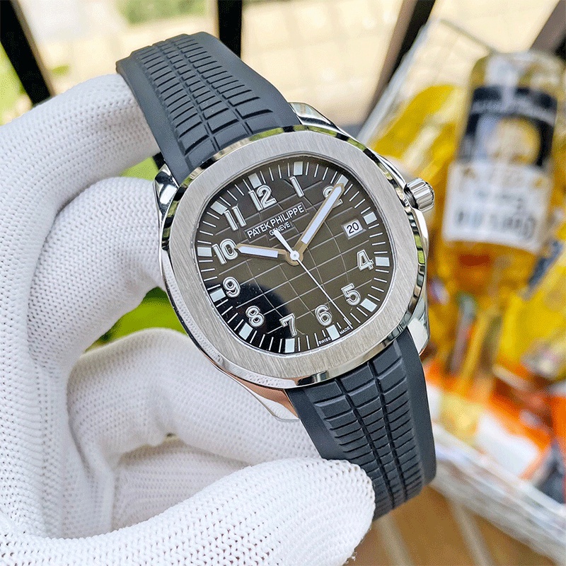 【ฟรีกล่อง】 Pa.tek_⌚Philip.pe นาฬิกาข้อมือควอตซ์แฟชั่น สายยาง คุณภาพสูง เหมาะกับใส่กลางแจ้ง สําหรับผู้ชาย และผู้หญิง