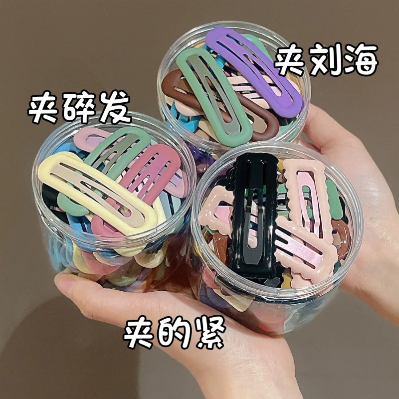 กิ๊บติดผม หยัก สีแคนดี้ เครื่องประดับ สําหรับผู้หญิง 6 ชิ้น