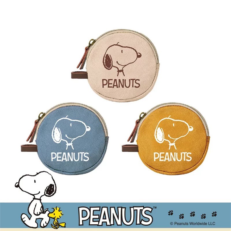 กระเป๋าใส่เหรียญ ลายการ์ตูน Snoopy น่ารัก แฟชั่น สําหรับนักเรียน