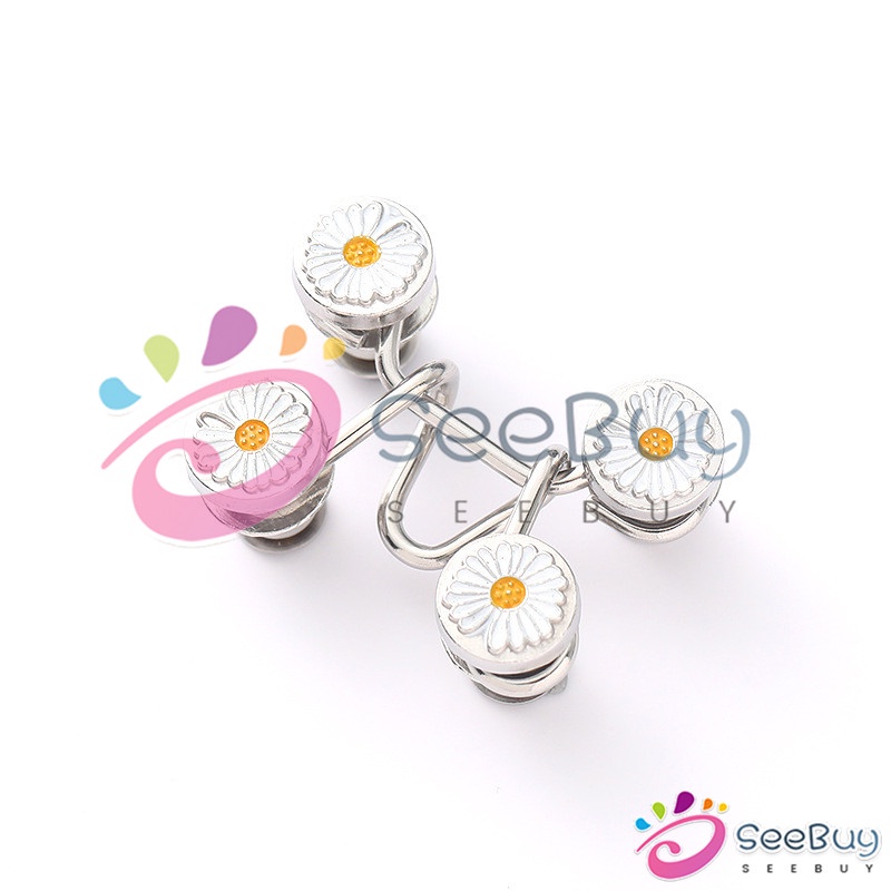SUY ตะขอกางเกง กระดุม ตะขอกางเกงปรับเอวที่หลวมให้พอดี  jeans buttons ราคา ถูกที่สุด ดีลบีเคเค แกลเลอรีภาพที่ 8