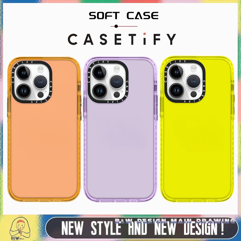 เคสโทรศัพท์มือถือแบบนิ่ม กันกระแทก สีม่วง เรียบง่าย สําหรับ iPhone 15ProMax 15Pro 15Plus 15 14 13 12 11 Pro Max