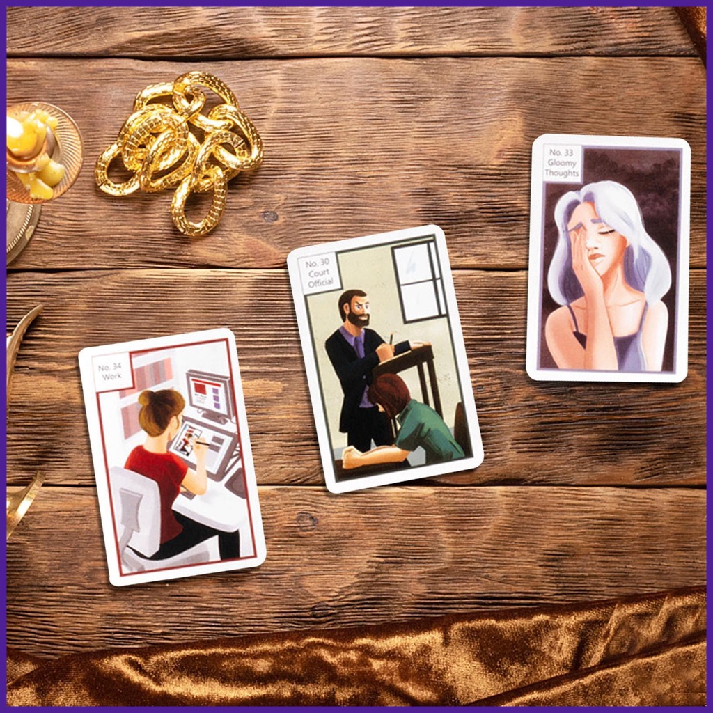 Geek Kipper การ์ดเกม Divination Oracle แฟชั่นโมเดิร์น 36 ชิ้น
