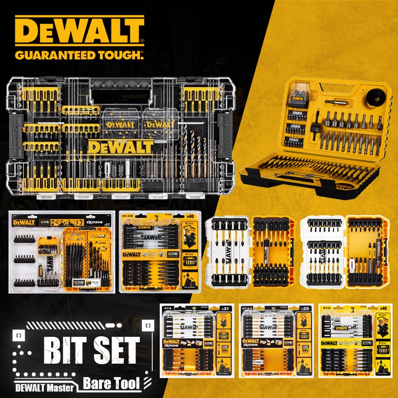 Dewalt ชุดดอกสว่านไขควง DWANGFT100SET DT71563 DT70758 DT70705 DT70732T DT70730T DT70702