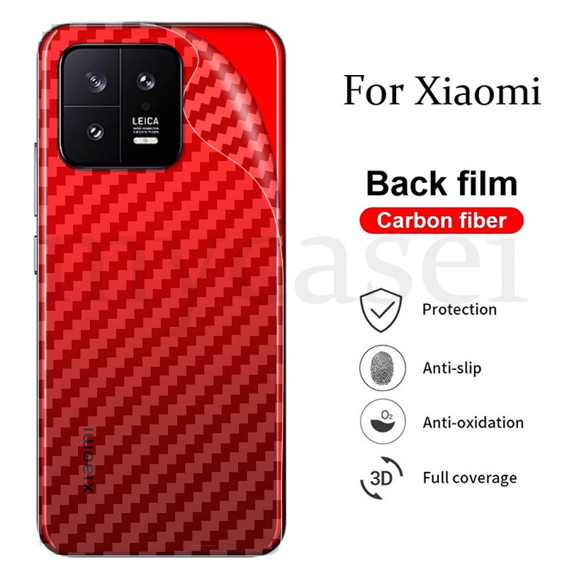 ฟิล์มหลังลายเคฟล่า Xiaomi xiomi Mi 15 14T 14 13 13T 12 11 Ultra 10s 11T 10T 9T 11 Lite Pro 4G 5G 2024