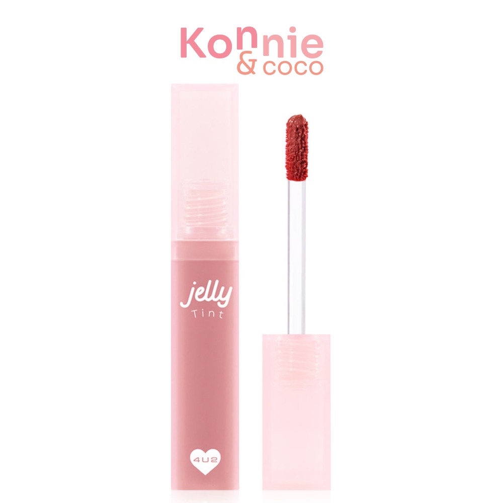 4U2 Jelly Tint 4g #02 Sweet Candy โฟร์ยูทู ลิปทินท์เนื้อเจลลี่. - รูปที่ 3