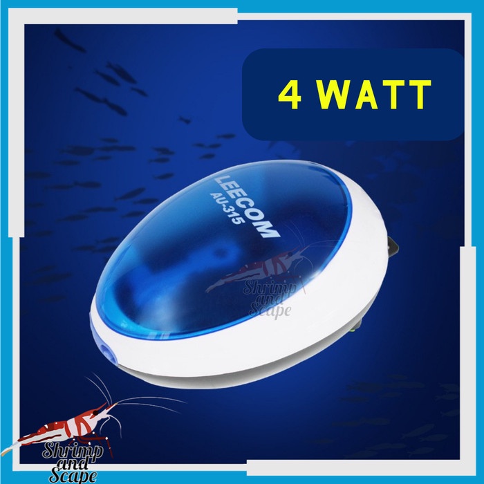 Leecom AU 315 Aerator 2 หลุม Silent Silent Aquarium ปั๊มลม