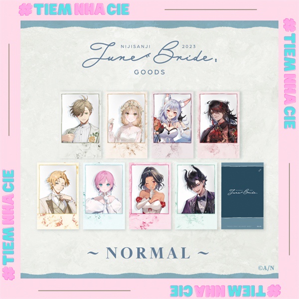 [Cies Shop] [AVAILABLE] การ์ดตัวละคร Nijisanji June Bride 2023