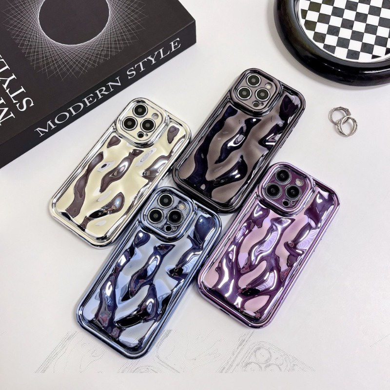 เคสป้องกันโทรศัพท์มือถือ ชุบไฟฟ้า หรูหรา สีม่วงเข้ม สีโรสโกลด์ สําหรับ Huawei Nova 9 Pro 9 SE P60 P50 P40 P30 Pro P50E