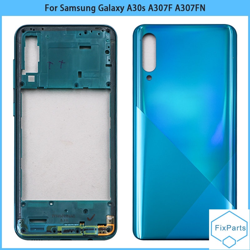 ใหม่ ฝาครอบแบตเตอรี่ด้านหลัง พลาสติก แบบเปลี่ยน สําหรับ Samsung Galaxy A30s A307F A307FN A307G