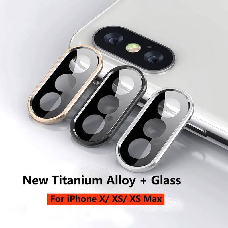 วงแหวนเลนส์กล้องสําหรับโทรศัพท์ iPhone XS Max XR X