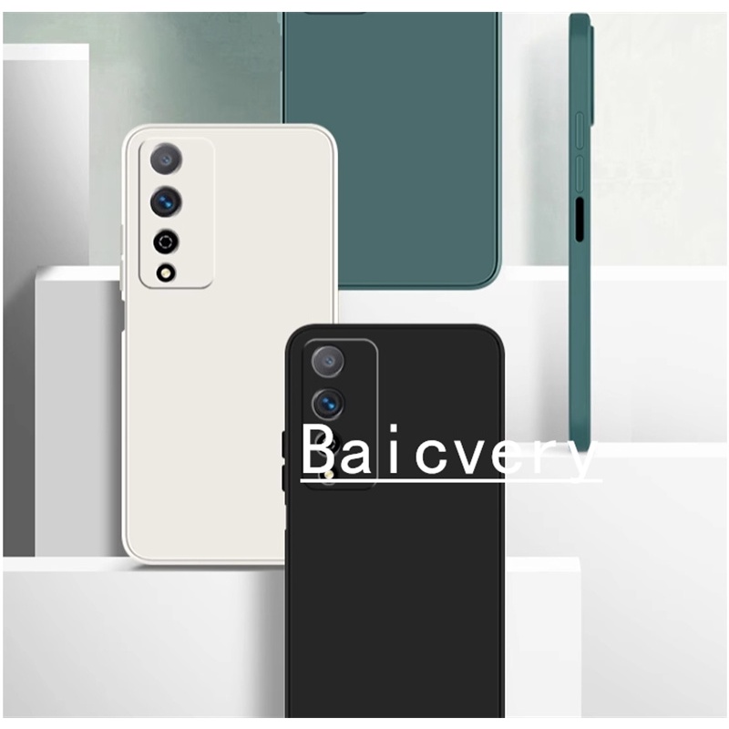 Wiko T50 เคสโทรศัพท์สีสันสดใส Matte Soft Liquid เคสซิลิโคนกล้องฝาครอบป้องกัน Wiko T50