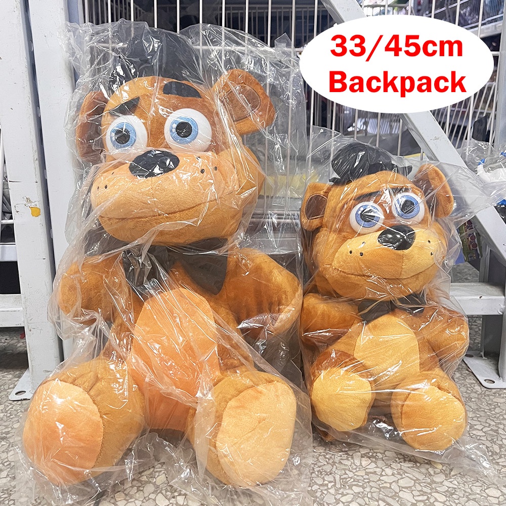 Fnaf กระเป๋าเป้สะพายหลัง ขนาดใหญ่ 33/45 ซม. ลายตุ๊กตา Five Night's At Freddy Golden Freddy Bonnie Chica น่ารัก ของขวัญวันเกิด คริสต์มาส สําหรับเด็ก ผู้ใหญ่
