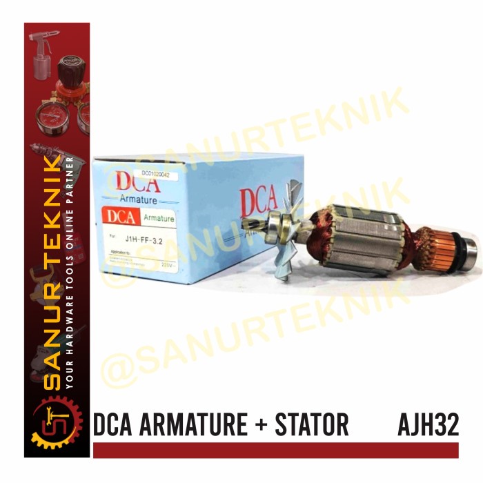 DCA Armature + แพ็คเกจสเตเตอร์เข้ากันได้กับ AJH32 AJH 32 AJH-32 Nibbler